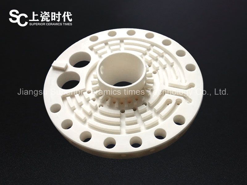 Alumina precision flange