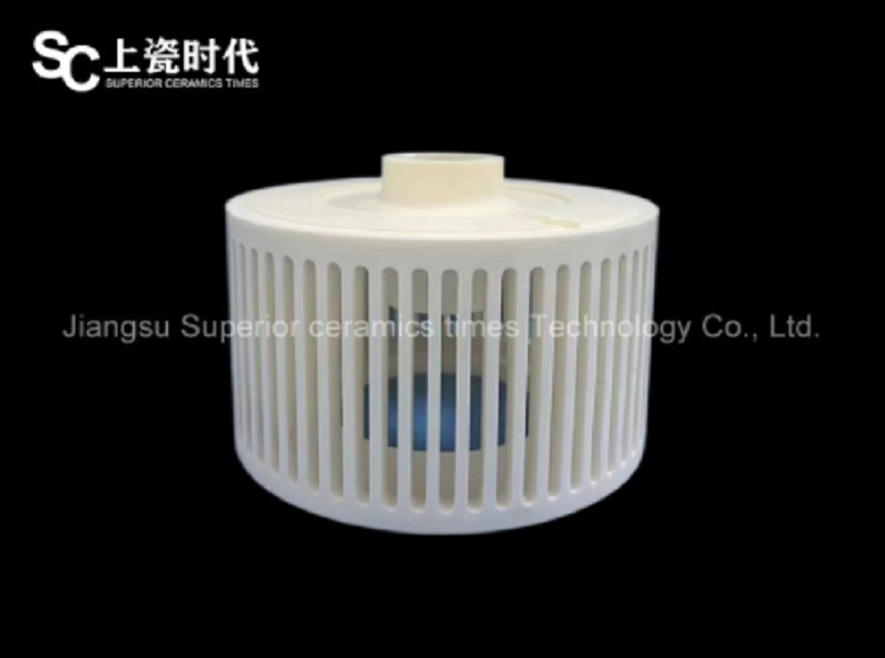 Alumina precision machined structural parts